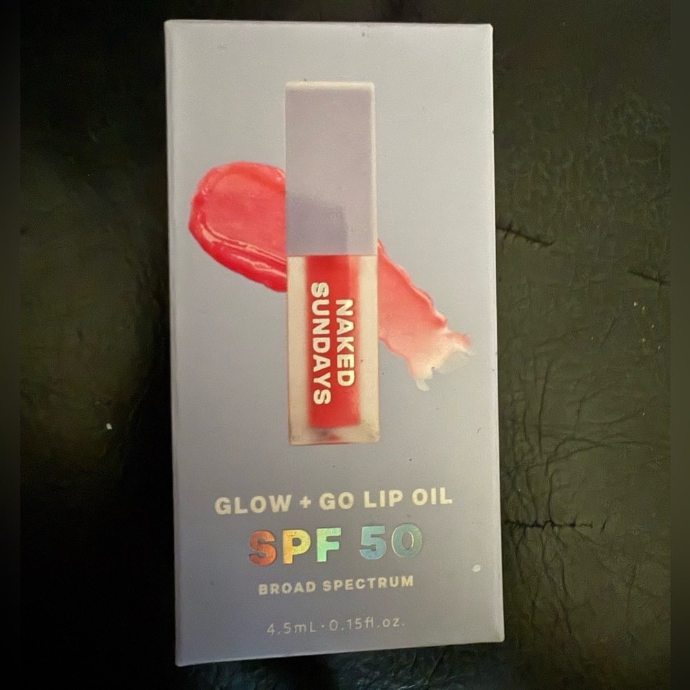 Naked Sundays Go + Glow Lip Oil watermelon new in box/sealed - Picture 3 of 5